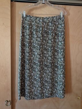 Vintage 90's Floral Midi Skirt